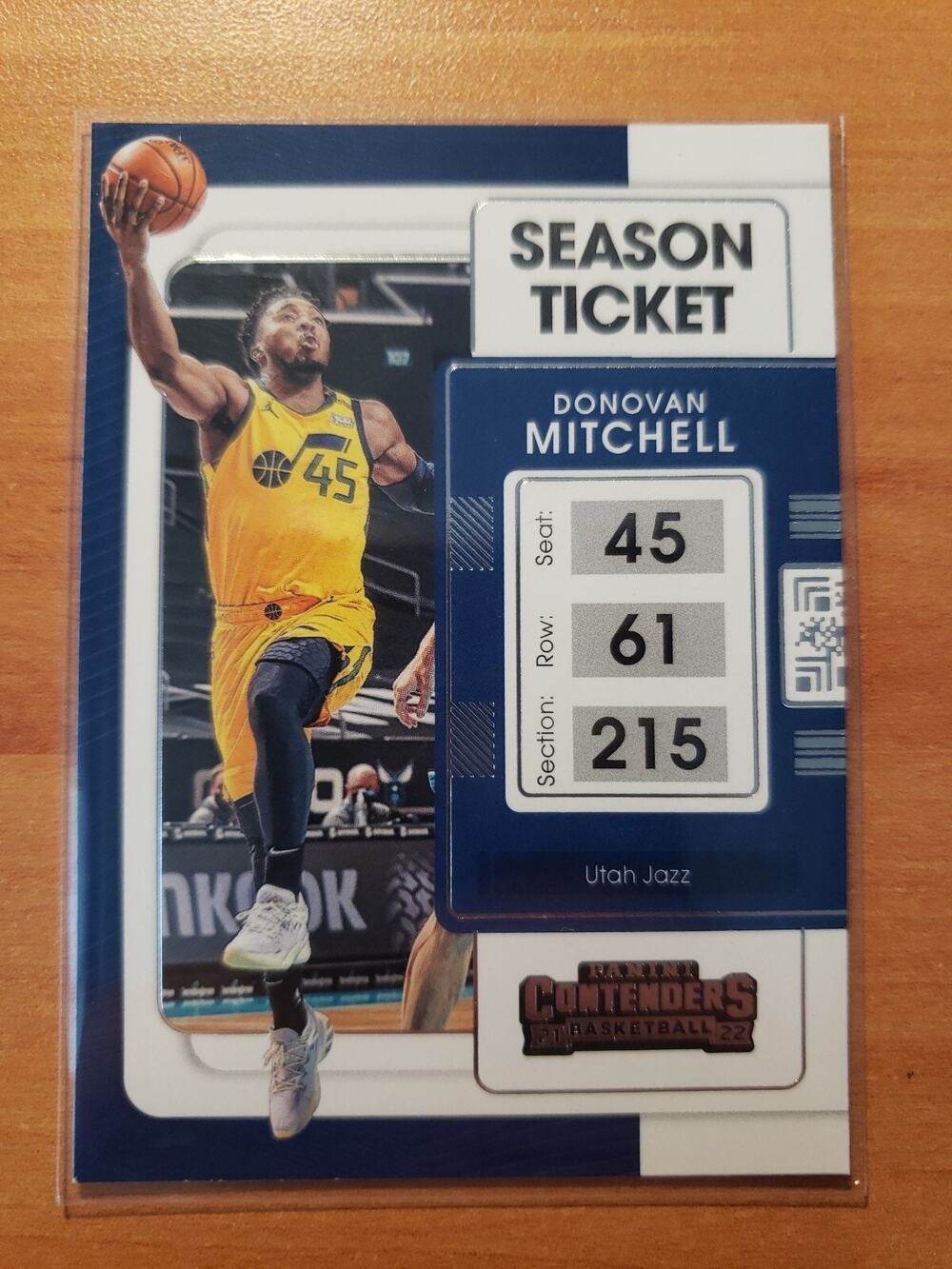 Donovan Mitchell 2021-2022 Panini Contenders #41 - Utah Jazz - NBA - Fresh Pull